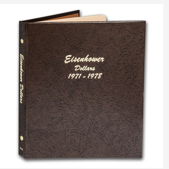 Dansco Album #7176 - Eisenhower Dollars 1971-1978 Dansco Album #7176 - Eisenhower Dollars 1971-1978